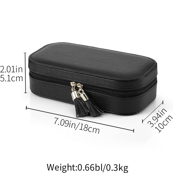 Vlando Black Jewelry Organizer Bag - Picture 6 of 10